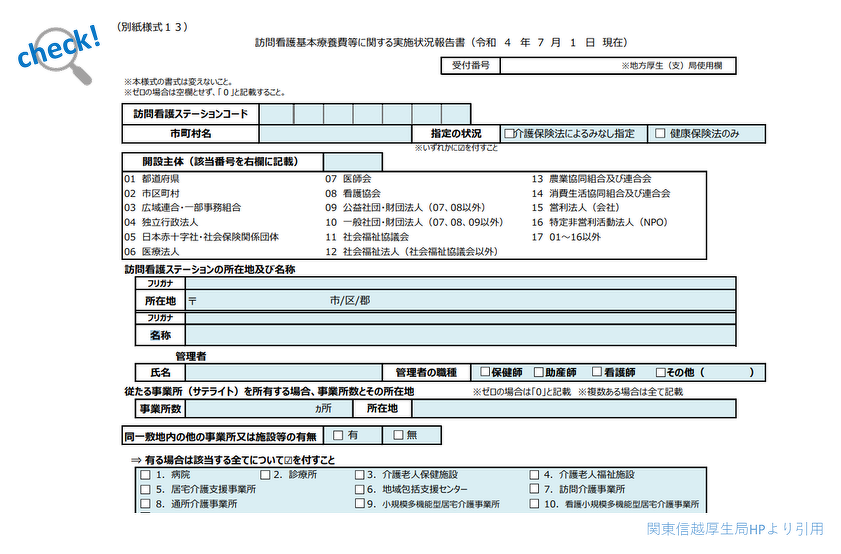 訪問看護ステーションの皆様、地方厚生（支）局長への報告がまもなく始まります！｜コラム｜介護保険システム｜株式会社コンダクト